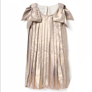 Gymboree Shimmering Gold Pleated Dress